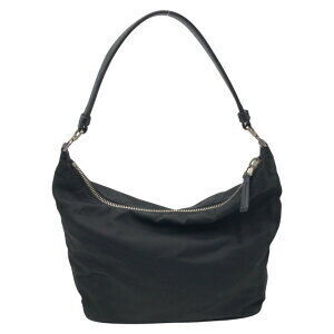 Prada Nylon Tessuto Black Shoulder Handbag Triangle Bag Logo Hobo